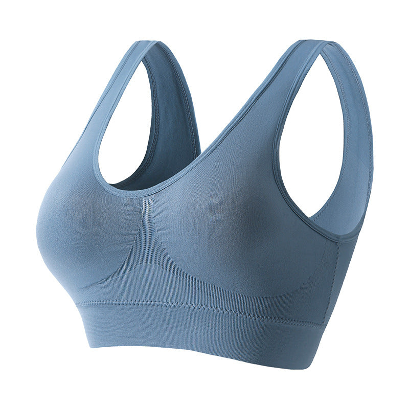 Sports Bra for Women, Shock-Proof Running, Anti-Sagging Yoga Vest, Thin Breathable, Wire-Free Push-Up Fitness Bra