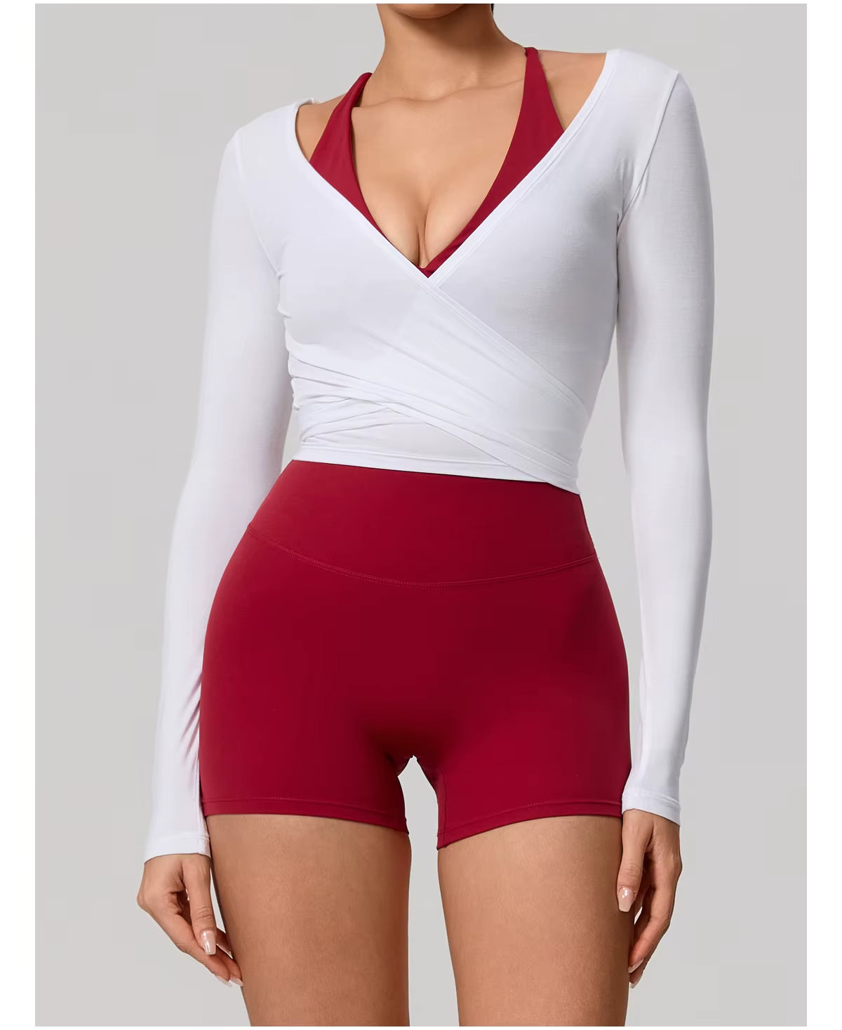 Long Sleeve Yoga Top — Breathable Quick-Dry Pilates Shirt