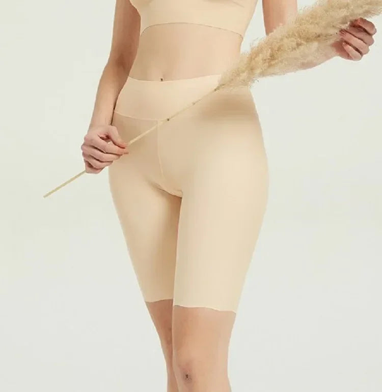 Seamless High Waist Safety Short Pants Women Plus Size Under Skirt Boxers Female Anti Chafing Thigh Panties Underwear Shorts