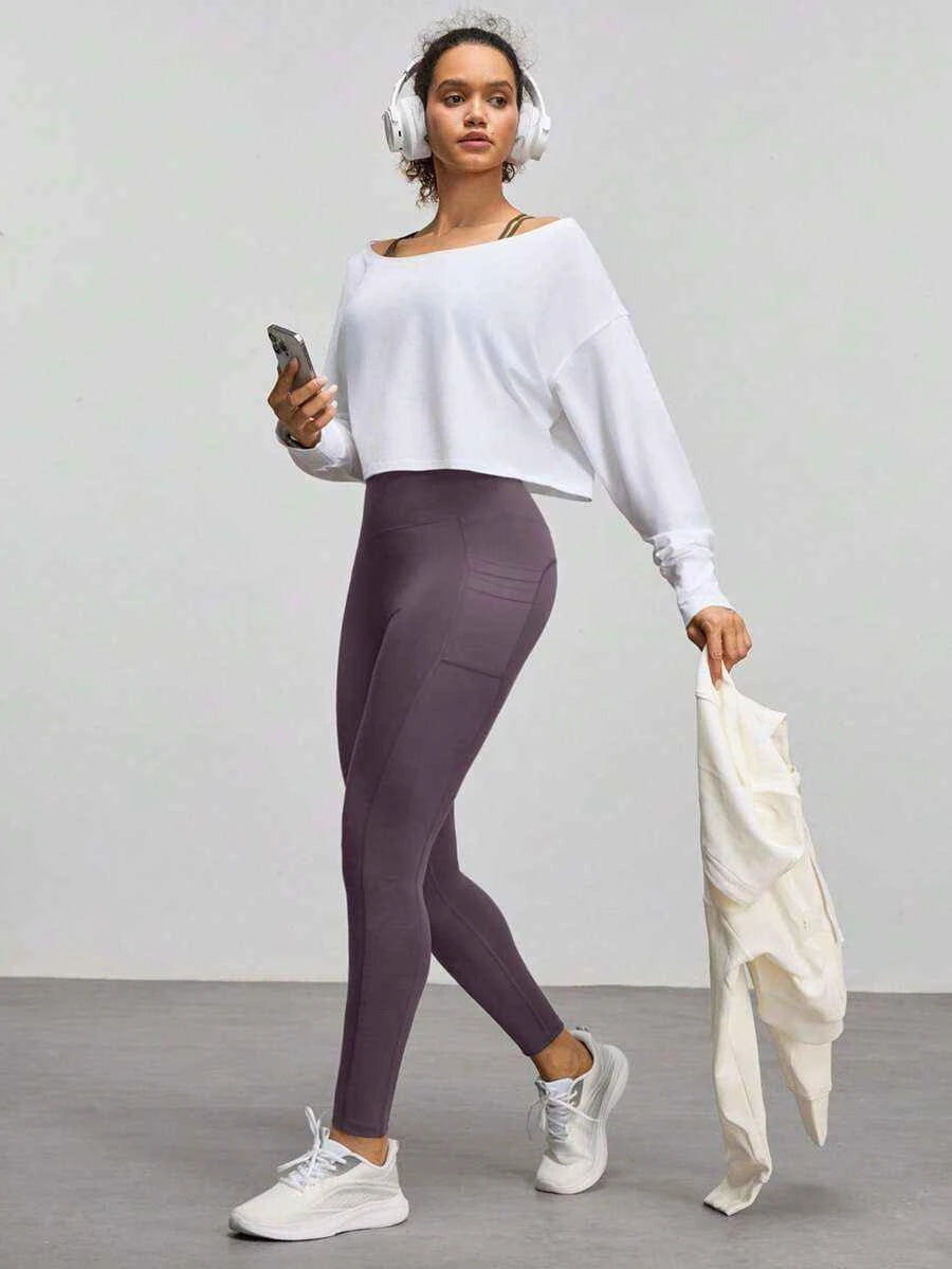 Seamless Multicolor Cropped Leggings