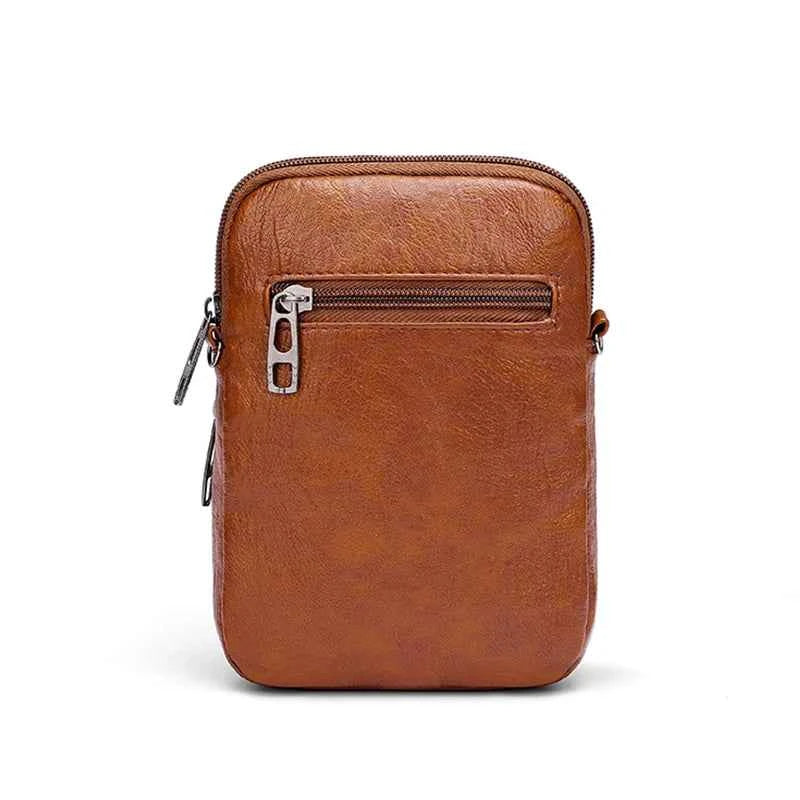 Women's PU Leather Small Shoulder Bag – Vintage Crossbody Purse