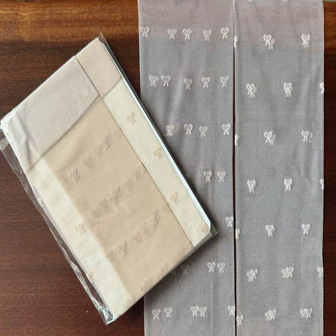 Jk Japanese-Style White Sheer Stockings for Women, Pure Desire Bare-Leg Artifact, Summer Thin Pineapple Stockings, Anti-Snag Black Pantyhose