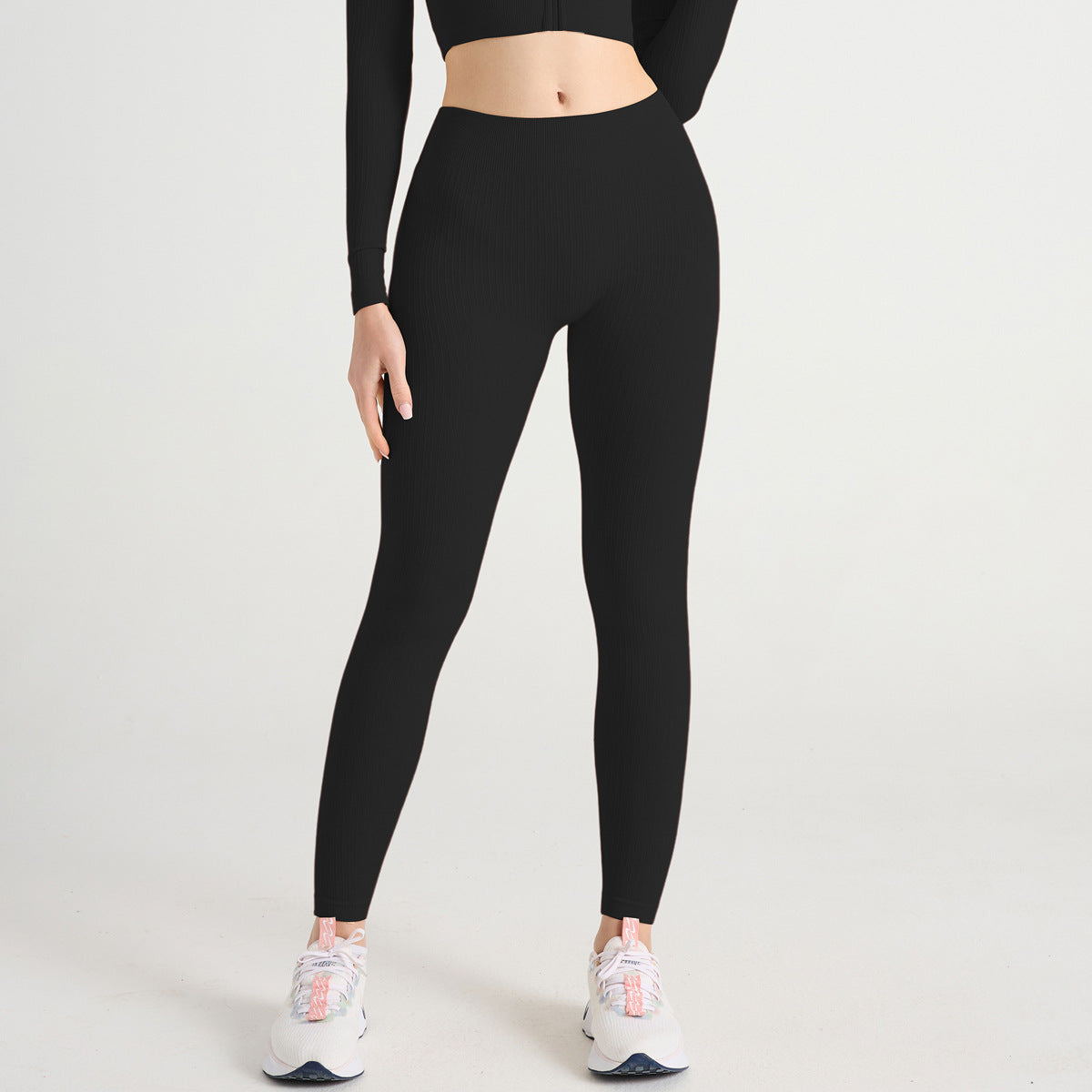 Cross-Border Threaded Yoga Clothing Sports Suit, High-End Women's Wearable Seamless Training Quick-Drying Running Fitness Clothing