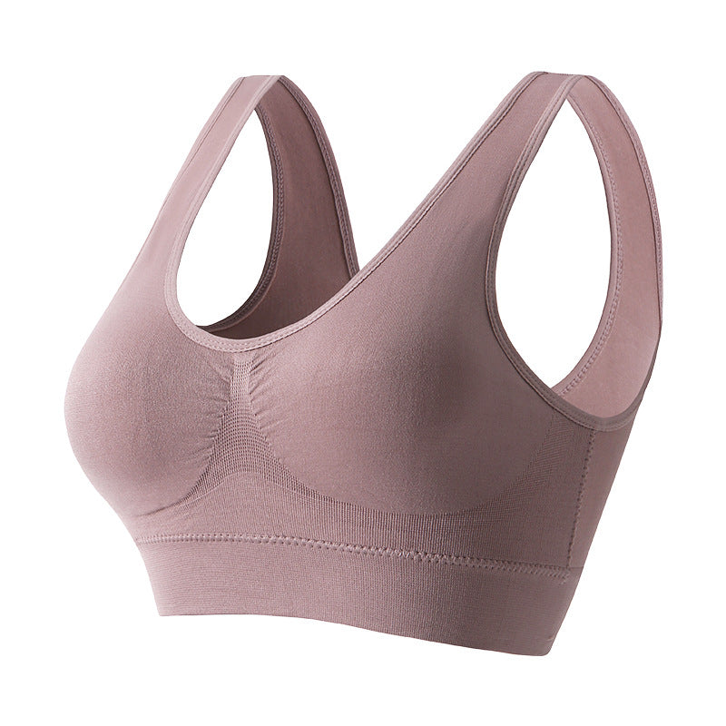 Sports Bra for Women, Shock-Proof Running, Anti-Sagging Yoga Vest, Thin Breathable, Wire-Free Push-Up Fitness Bra