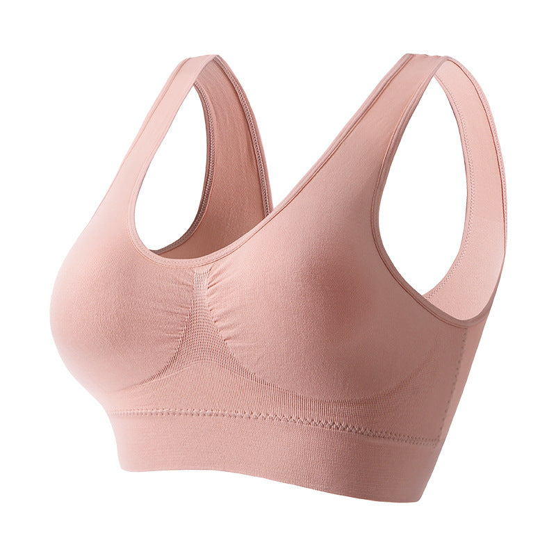 Sports Bra for Women, Shock-Proof Running, Anti-Sagging Yoga Vest, Thin Breathable, Wire-Free Push-Up Fitness Bra