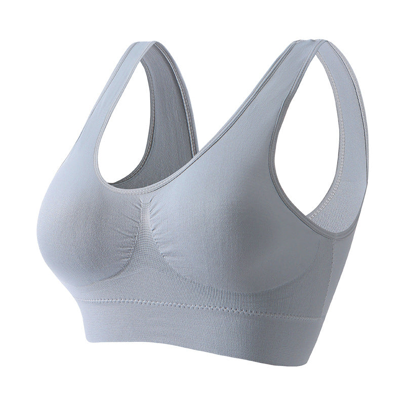 Sports Bra for Women, Shock-Proof Running, Anti-Sagging Yoga Vest, Thin Breathable, Wire-Free Push-Up Fitness Bra