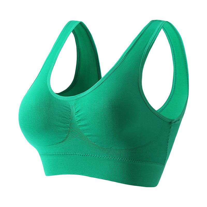 Sports Bra for Women, Shock-Proof Running, Anti-Sagging Yoga Vest, Thin Breathable, Wire-Free Push-Up Fitness Bra