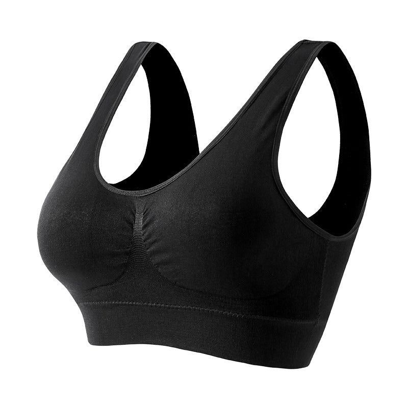 Sports Bra for Women, Shock-Proof Running, Anti-Sagging Yoga Vest, Thin Breathable, Wire-Free Push-Up Fitness Bra