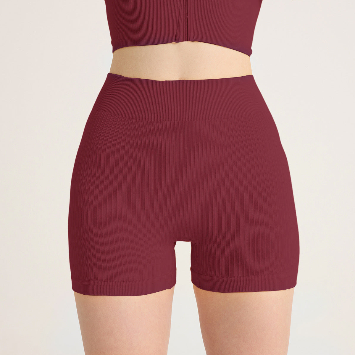 Cross-Border Threaded Yoga Clothing Sports Suit, High-End Women's Wearable Seamless Training Quick-Drying Running Fitness Clothing
