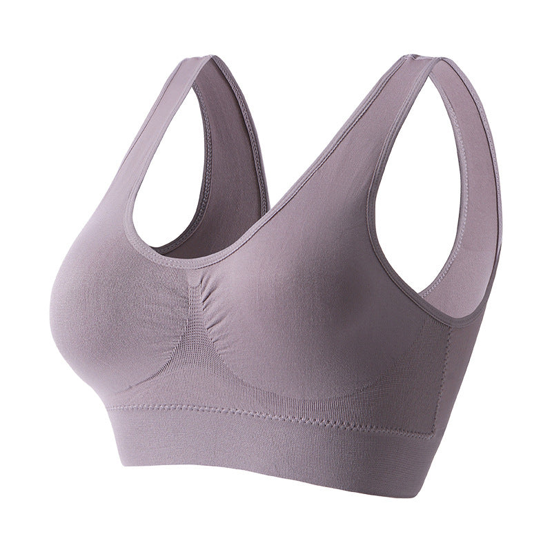 Sports Bra for Women, Shock-Proof Running, Anti-Sagging Yoga Vest, Thin Breathable, Wire-Free Push-Up Fitness Bra