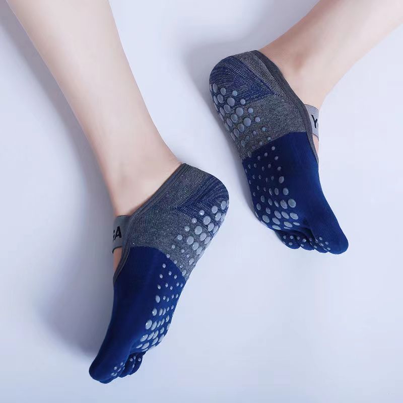 Yoga Yoga Socks Non-Slip Women's Thin Summer Five-Finger Socks Non-Slip New Fitness Indoor Sports Pilates Socks