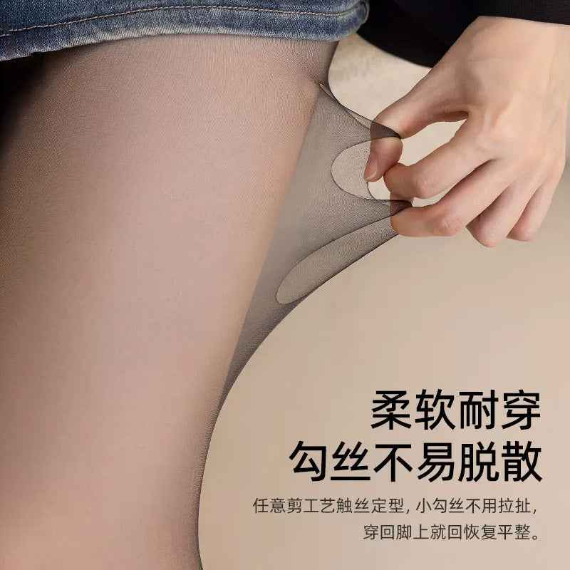 Guangzhou Baihui women's fishing net socks anti-hook silk thin love black silk long one-in-one socks European and American jk pantyhose wholesale