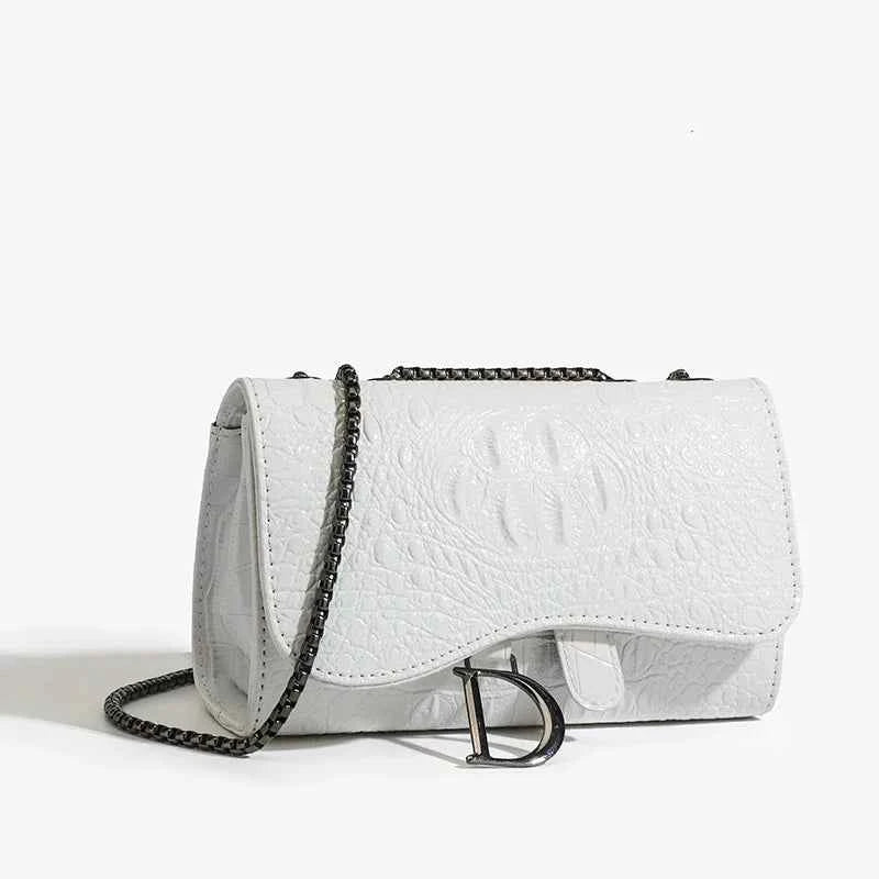 Women's Chain & Sequin Crossbody Bag – Chic Flap Shoulder Purse