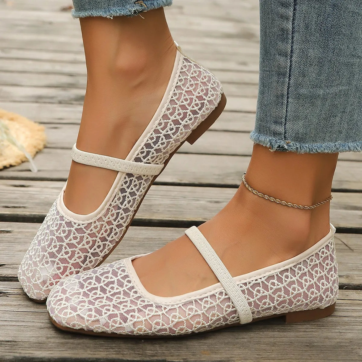 Women's Breathable Mesh Slip-On Flat Shoes | Casual Summer Loafers