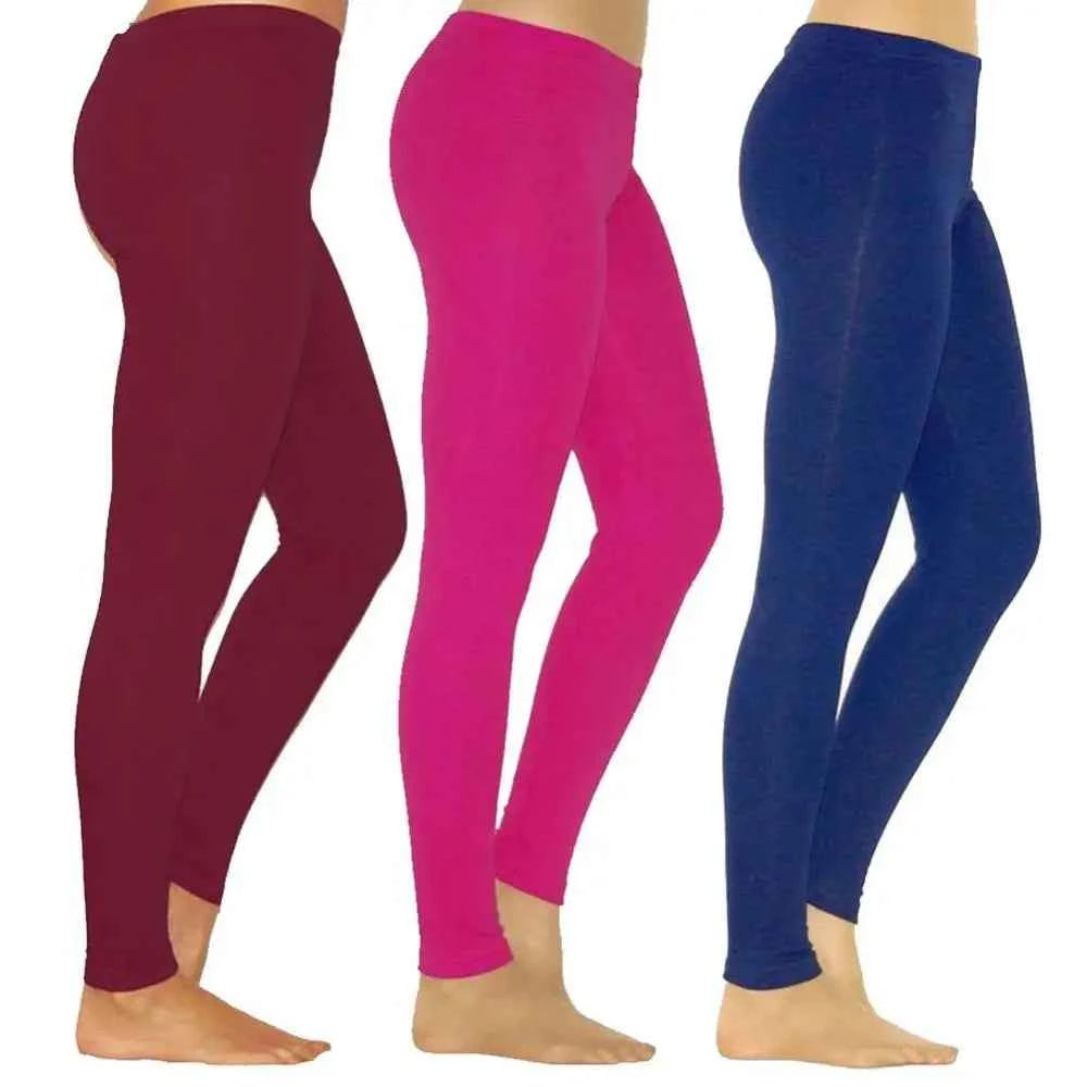 Milk Silk Leggings Women Solid Color Stretchy High Waist Slim Tights Autumn Winter Leggings Pencil Pants Trousers