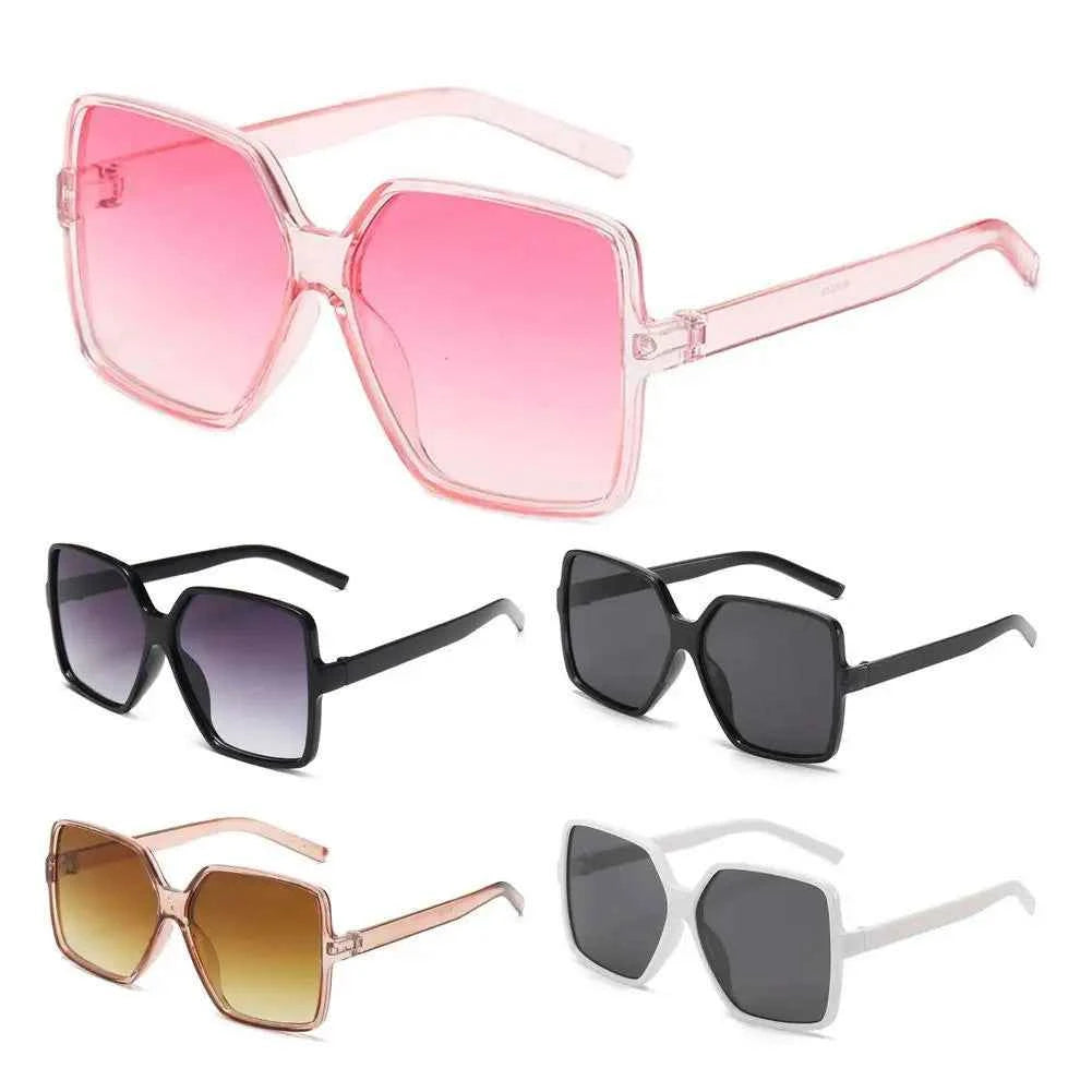 Oversized Sunglasses Women Plastic Female Big Frame Gradient Sun Glasses UV400 Full-frame Large Square Sunglasses Wholesale