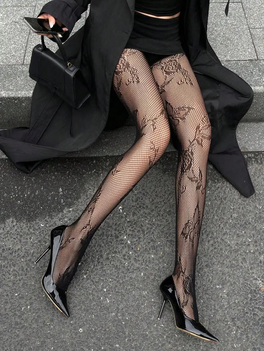 Women's Lace Leggings | Stretch Casual Everyday Tights