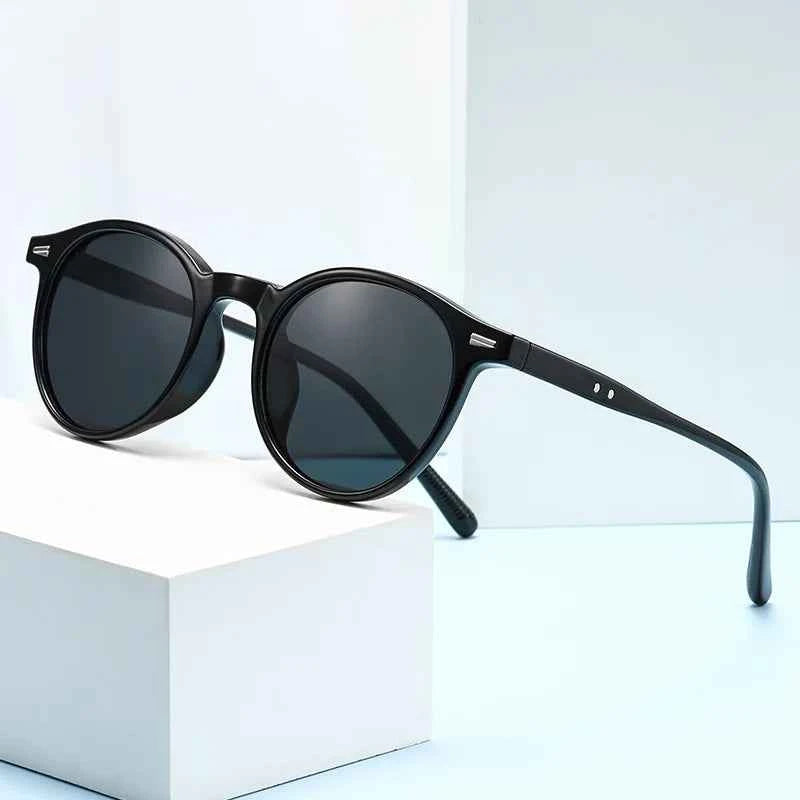 Vintage Round Sunglasses for Women Men Circular Sun Glasses Female Oval Eyewear Sunglasses for Male Female Eyeglasses