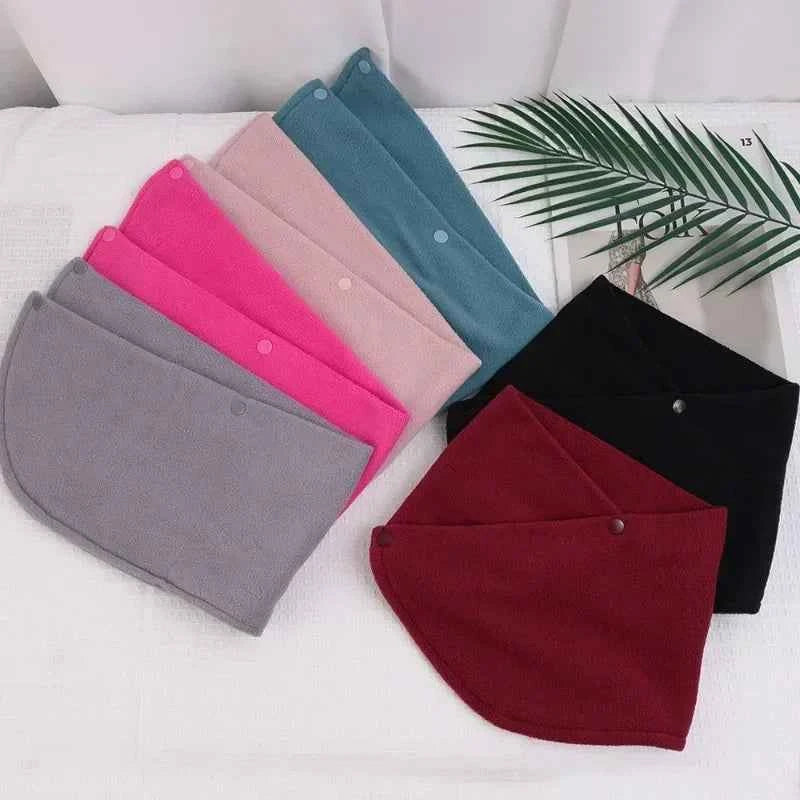 New Lamb Fleece for Women Scarves Winter Warm Fake Collar Scarf Plush Bib Snood Female Windproof Wrap Neck Protection Polar