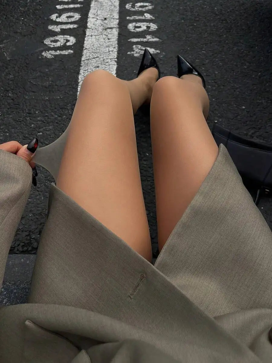 Sheer See-Through Skinny Tights | Y2K Festival & Wedding Bottoms