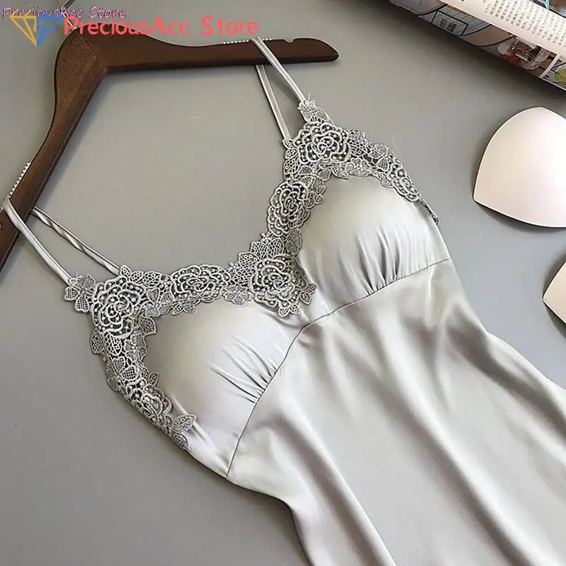 Silk Lace Nightgown — Sexy Lingerie Nightdress & Sleepwear
