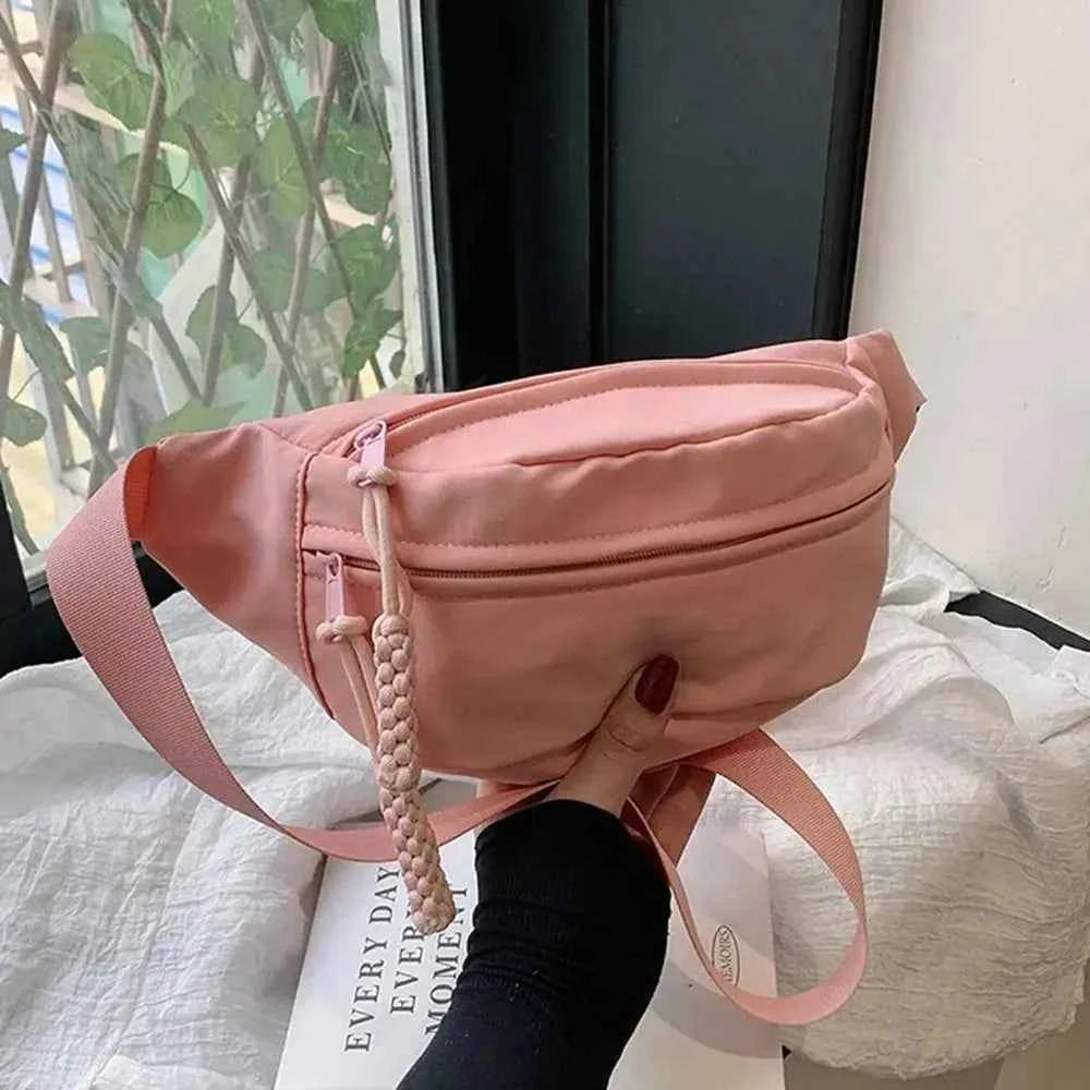 Women's Nylon Crossbody Bag – Waterproof Shell Sling Bag