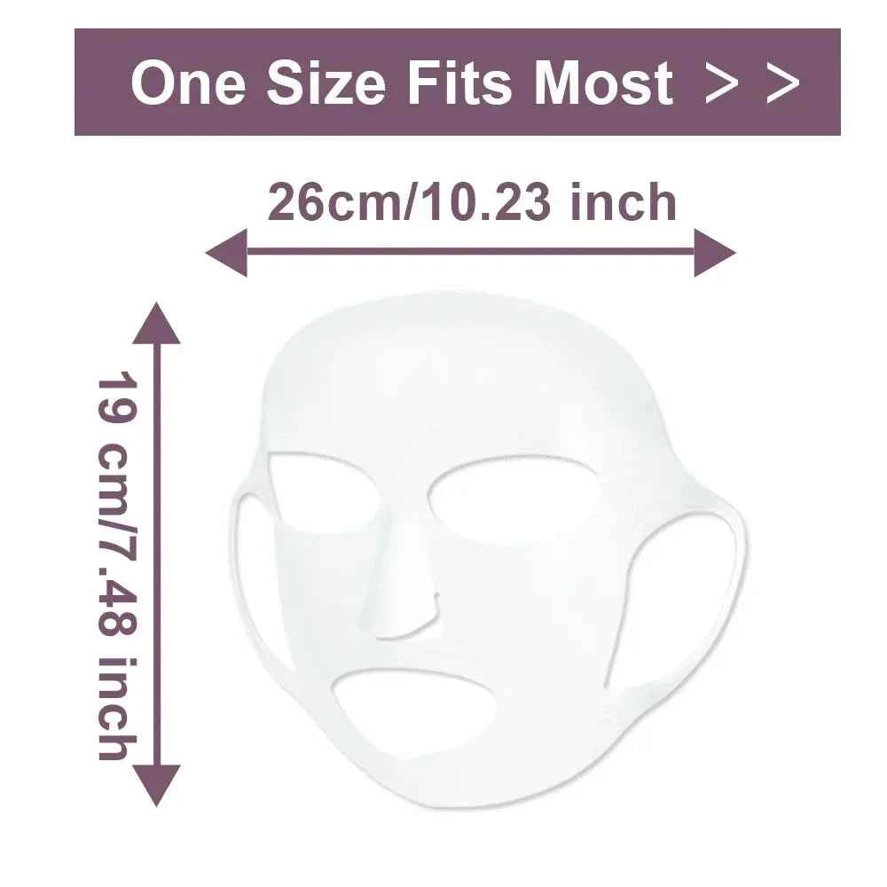 Silicone Facemask Holder Reusable Silicone Face Mask Holder for Sheet Masks Wet Locking Avoid Evaporation Skincare Beauty Tool