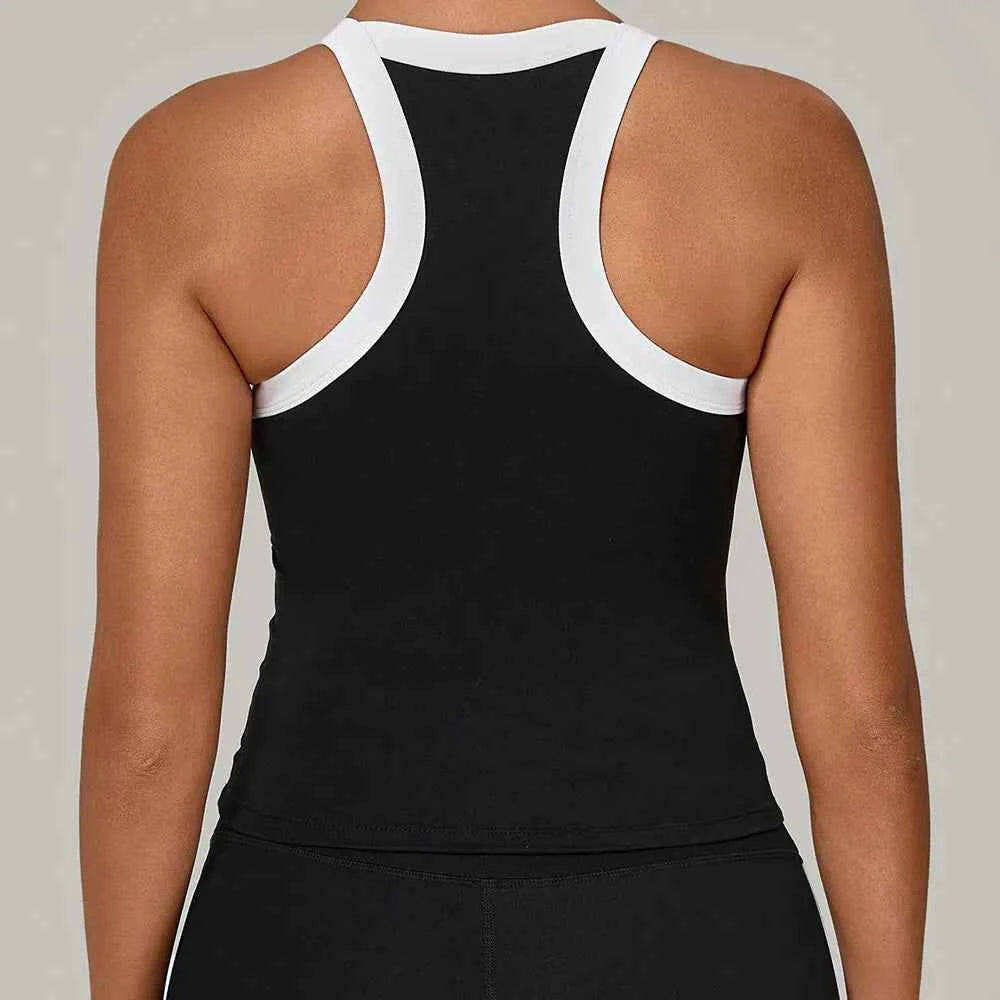 High Support Yoga Sports Bra — Breathable Push-Up Vest