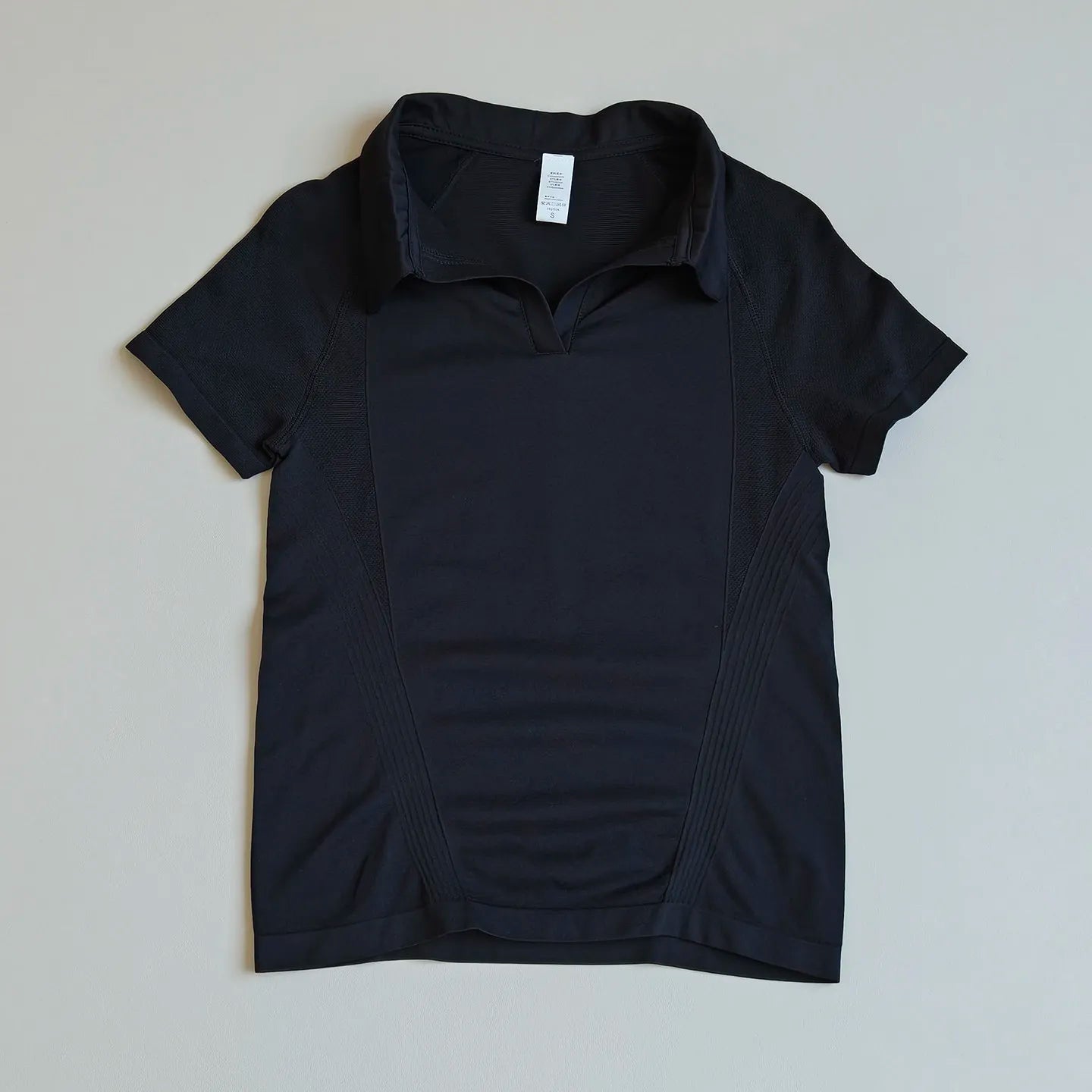 Short Sleeve Sports Polo Top — Breathable Yoga & Badminton Shirt