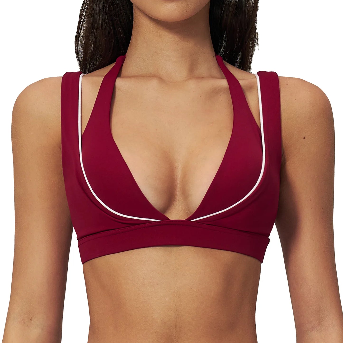 High-Impact Sports Bra — Shockproof Hollow-Out Yoga Vest
