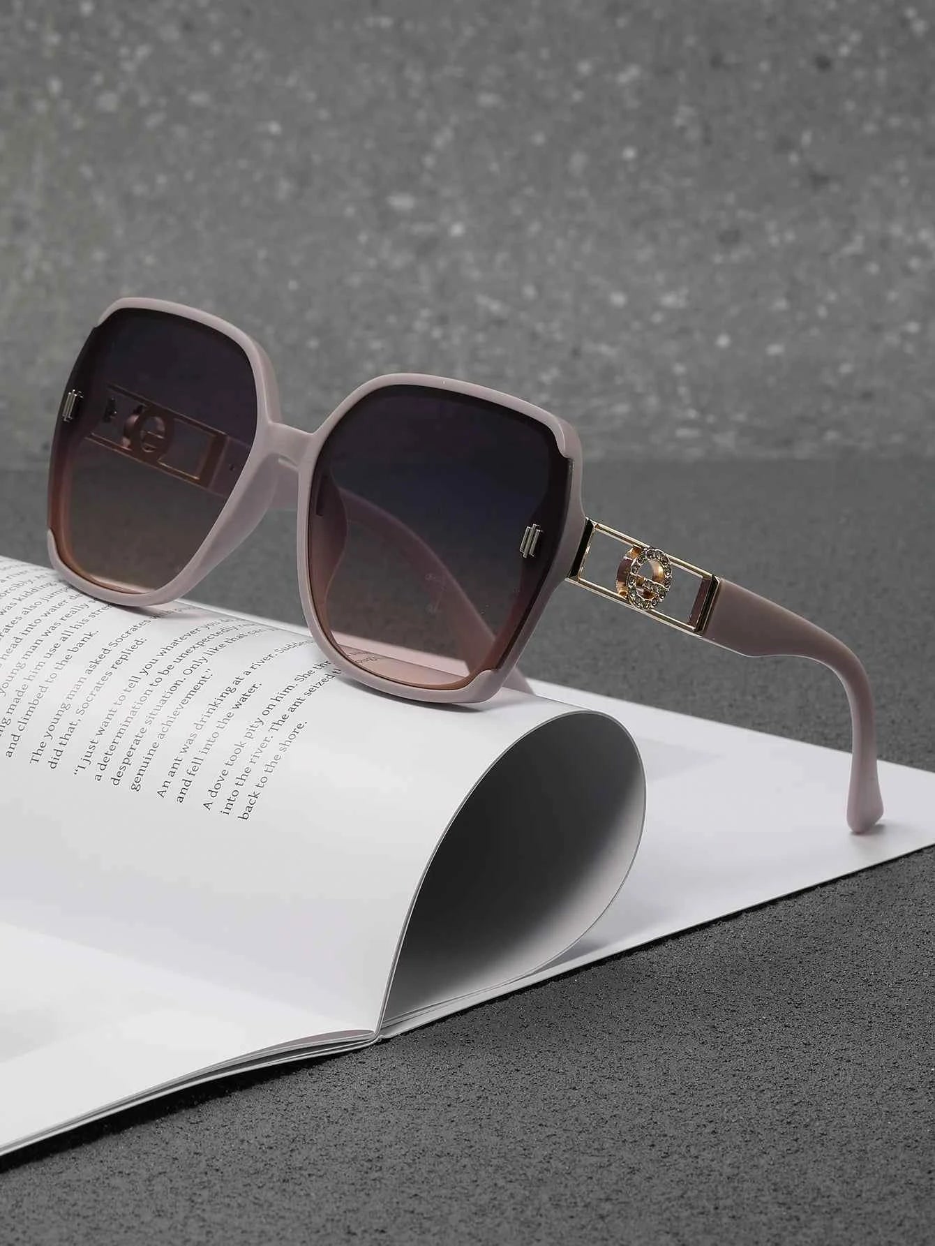 5 New sunglasses for women: UV-resistant sunglasses for women, high-end look, versatile for large faces, slimming glasses, high-