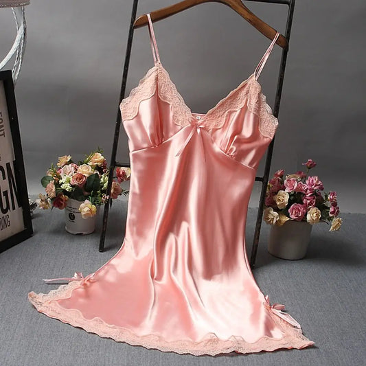 Silk Lace Nightgown — Bridal Lingerie Sleepwear & Nightdress