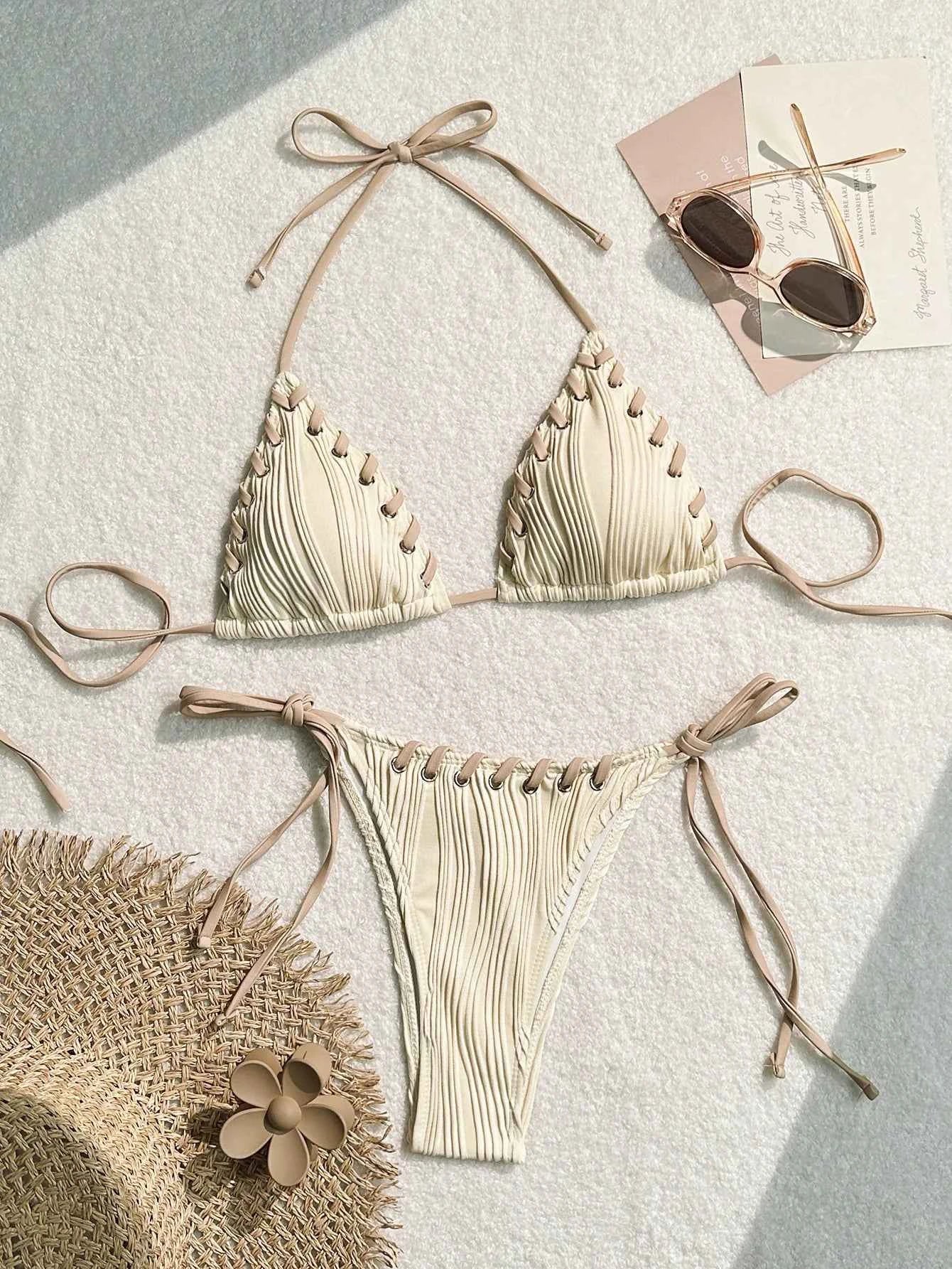 Sexy Bikinis 2025 Women's Swimwear Female Swimsuit for Swimming Wear Bathing Suits Brazilian Bikini Set Beachwear Pool Bather
