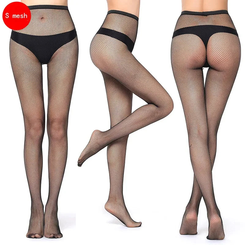 Hollow Out Fishnet Pantyhose — Sexy Black Mesh Tights & Hosiery