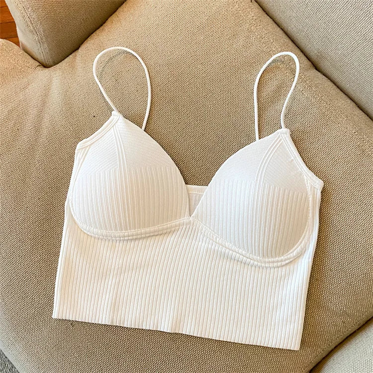 Women's Halter Crop Top – Sexy Backless Camisole Tube Top | Summer Sleeveless Vest