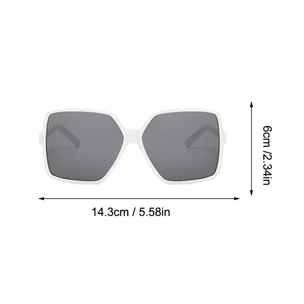 Oversized Sunglasses Women Plastic Female Big Frame Gradient Sun Glasses UV400 Full-frame Large Square Sunglasses Wholesale