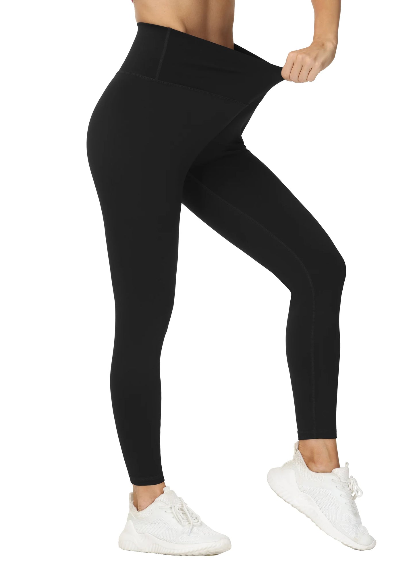 Women's V-Cross High-Waist Yoga Leggings – Tummy Control & Sculpting Fit
