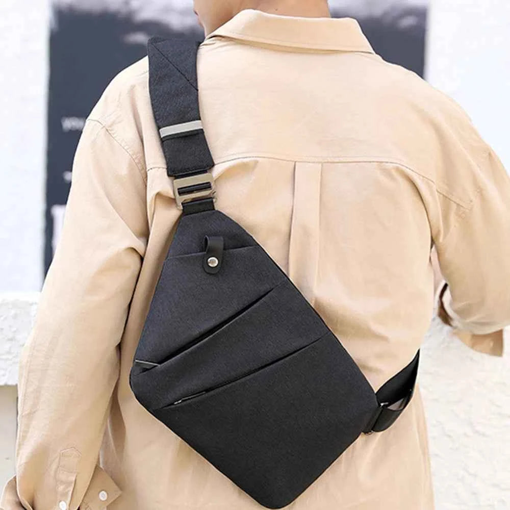 Women's Nylon Crossbody Sling Bag – Lightweight Waterproof Chest Bag for Travel & Everyday Use