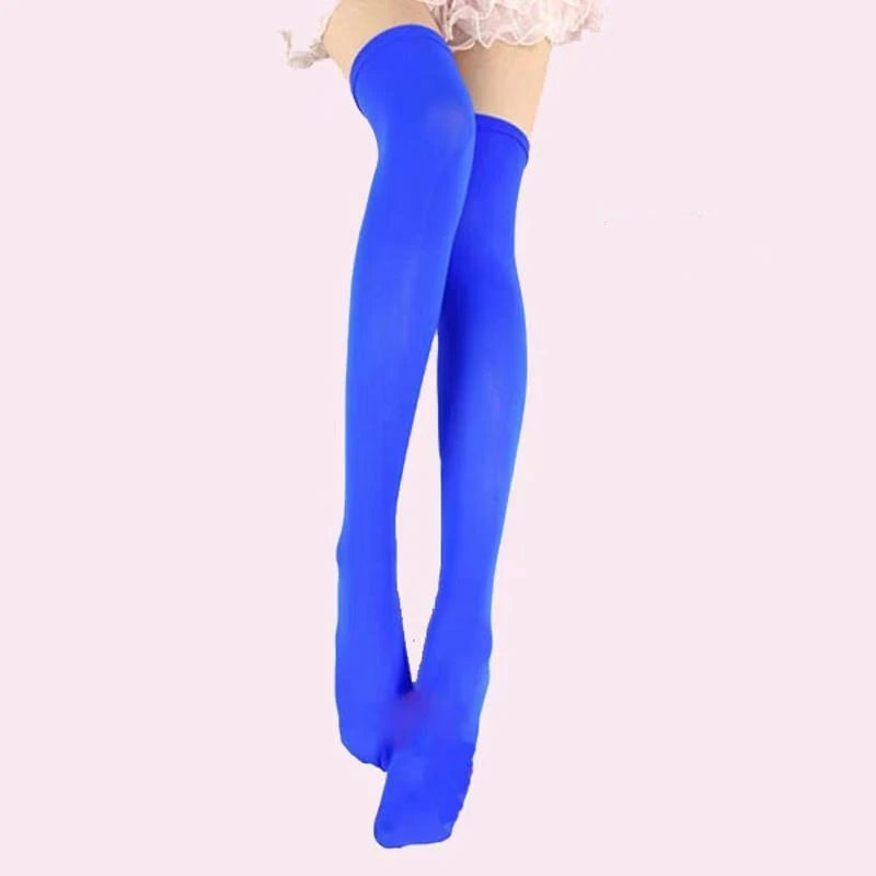 Red Silk Velvet Pantyhose — Anti-Hook Wedding & Festival Tights