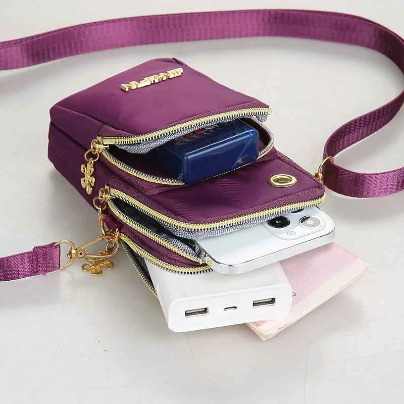 Women's Mini Crossbody Bag — Phone Pouch Neck Hanging Shoulder Bag for Running & Everyday Use