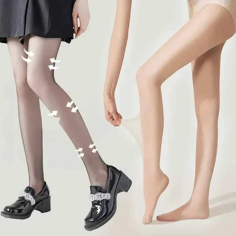 4 Pairs Sheer Pantyhose for Women – Ultra-Thin Breathable Tights (Black, Skin, Grey & Coffee)