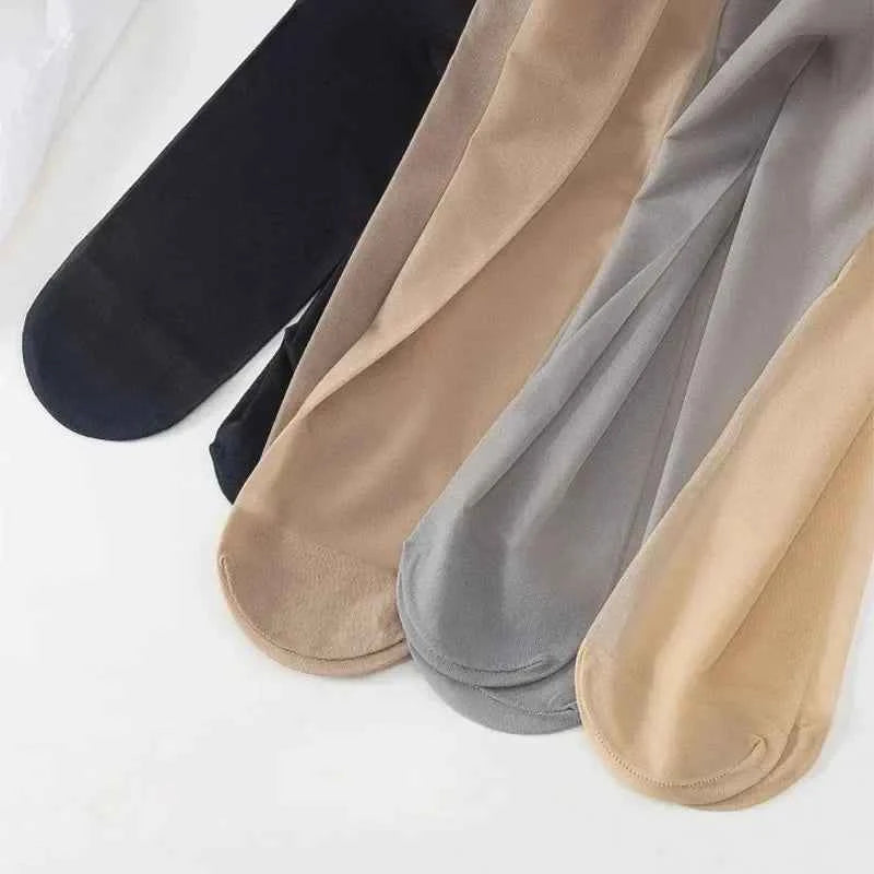 4 Pairs Sheer Pantyhose for Women – Ultra-Thin Breathable Tights (Black, Skin, Grey & Coffee)