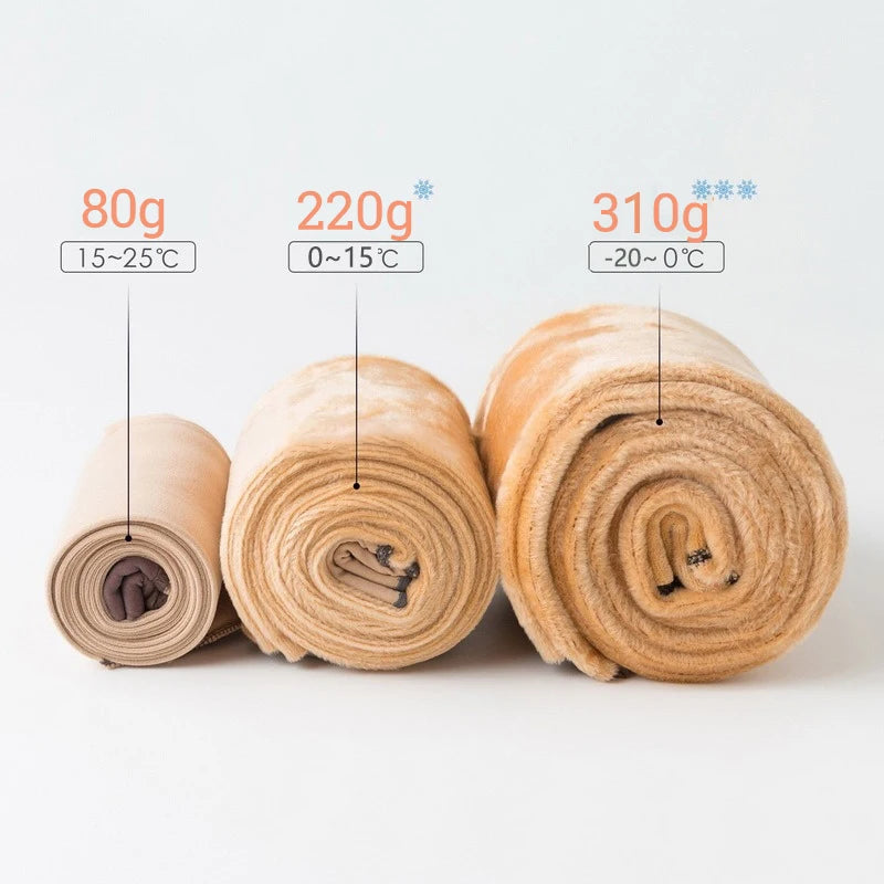 Thermal Fleece Pantyhose — High Waist Warm Translucent Tights