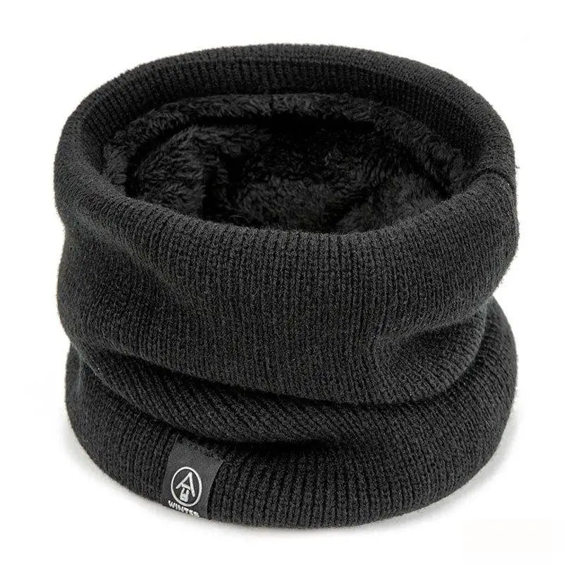 Fashion Women Knitted Scarf Solid Cashmer Like Winter Snood Scarves Lady Warm Wool Fur Thick Unisex Men Neck Scarfs Ring