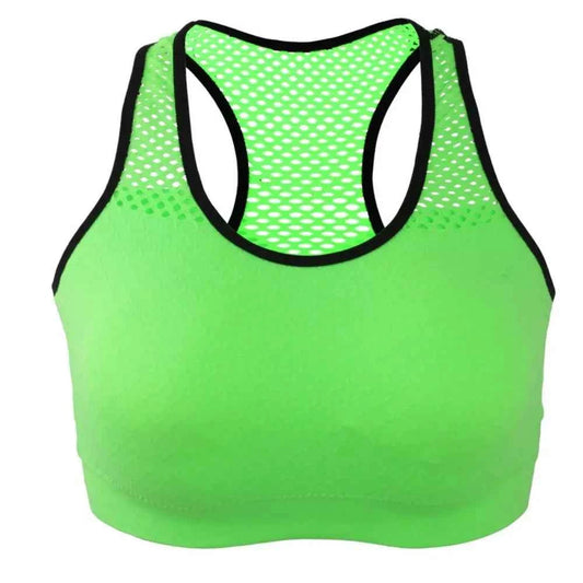 Fitness Underwear High Shockproof Women Active Bra Breathable Quick-drying Sports Bra Hollow Out Comfortable Yoga Top Vest Yoga