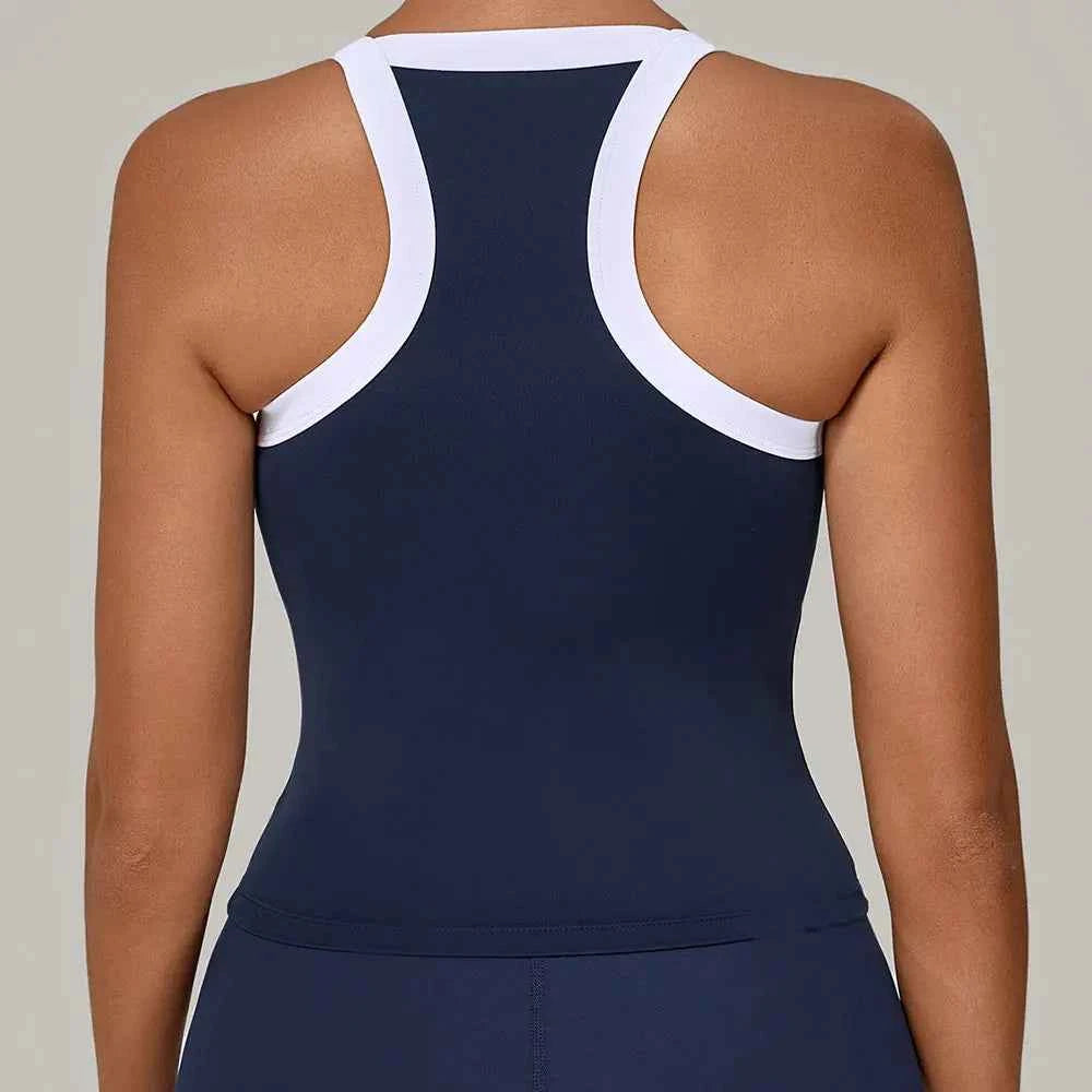 High Support Yoga Sports Bra — Breathable Push-Up Vest