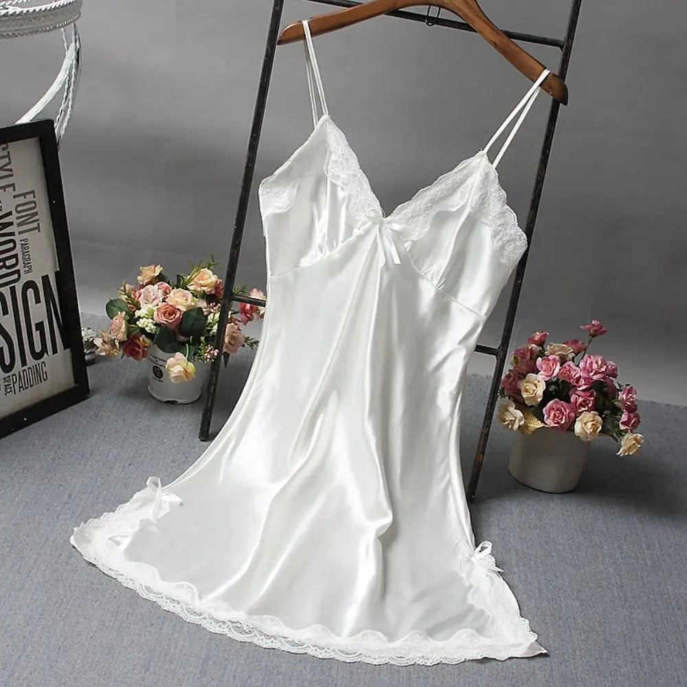 Silk Lace Nightgown — Bridal Lingerie Sleepwear & Nightdress