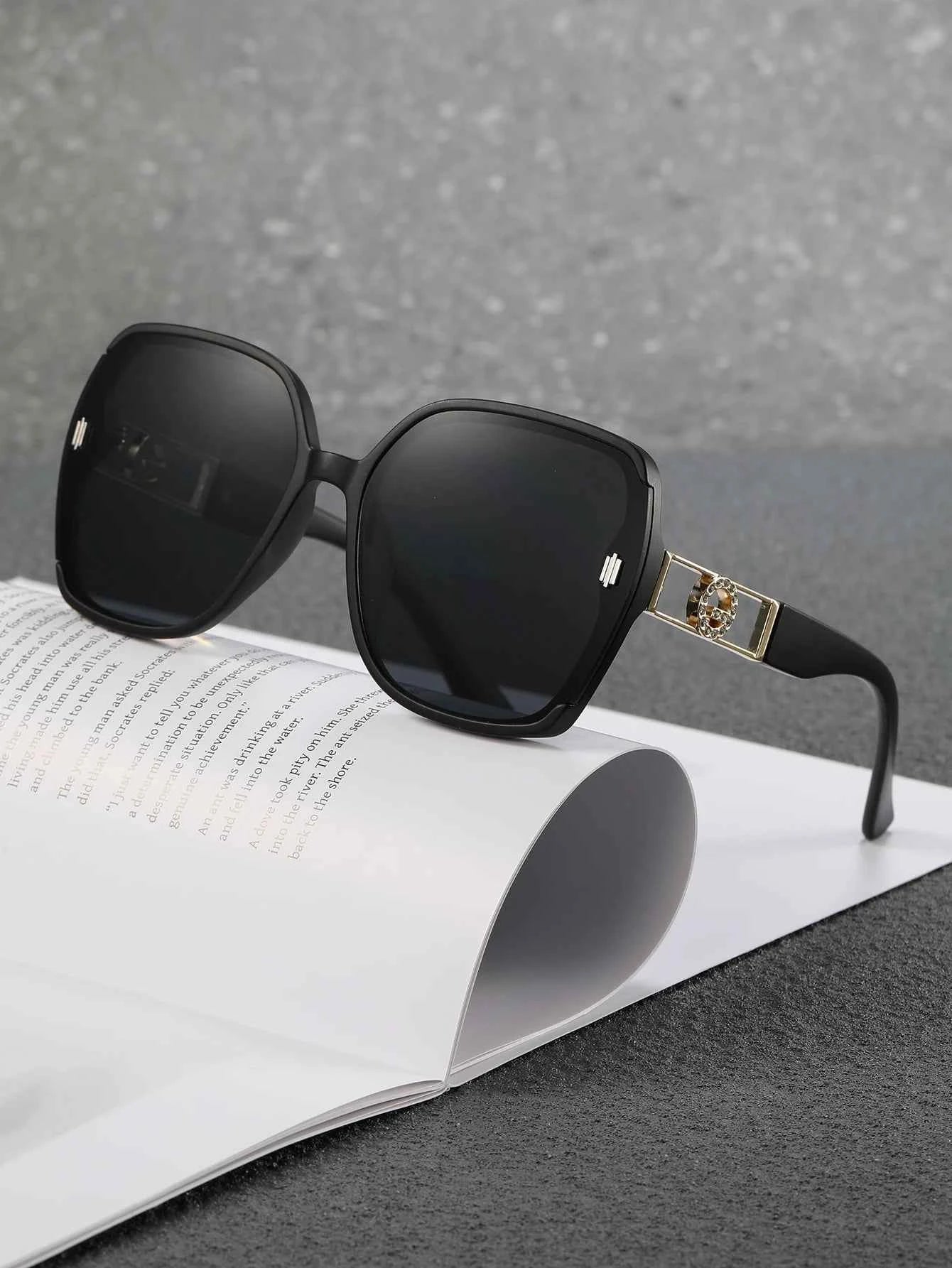 5 New sunglasses for women: UV-resistant sunglasses for women, high-end look, versatile for large faces, slimming glasses, high-