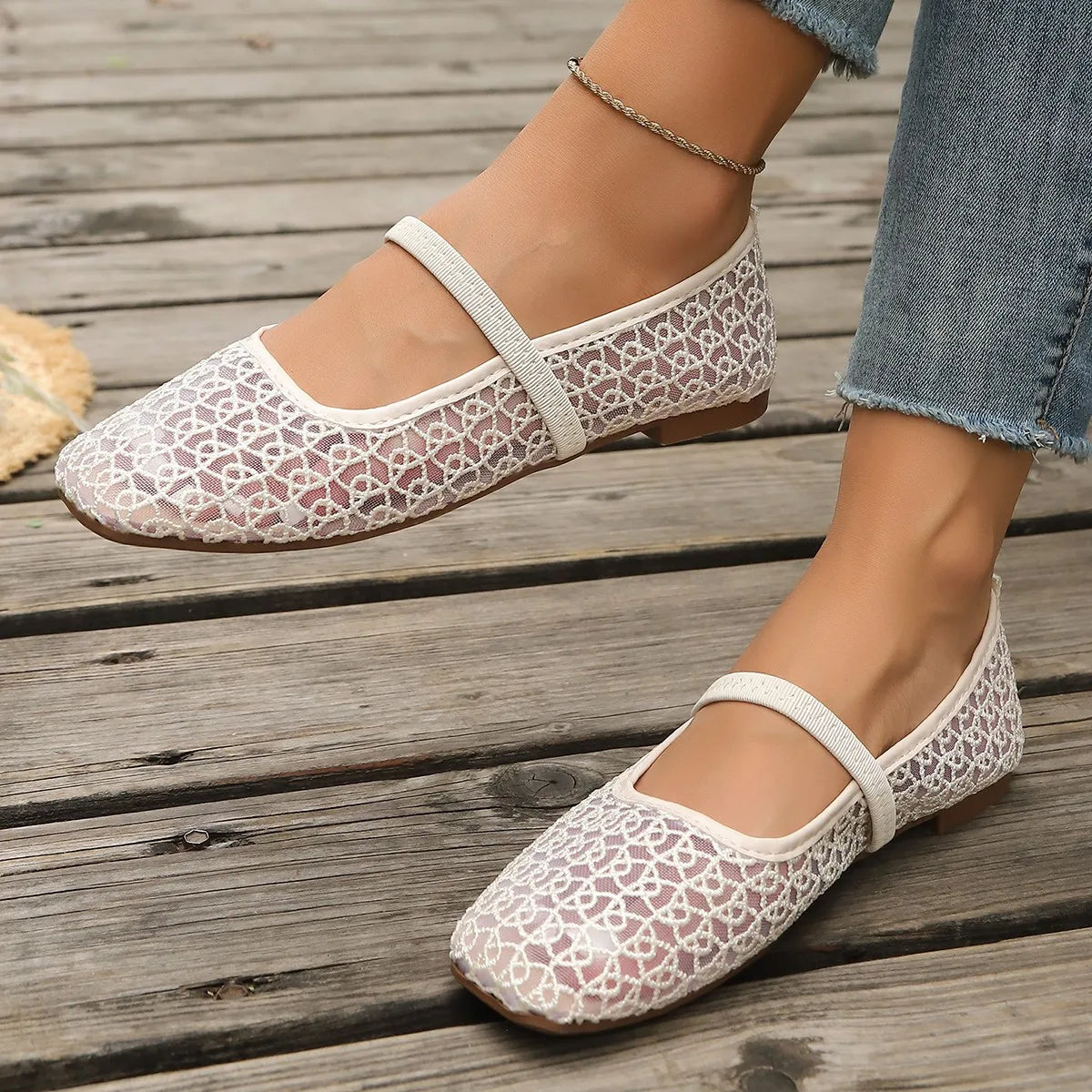 Women's Breathable Mesh Slip-On Flat Shoes | Casual Summer Loafers