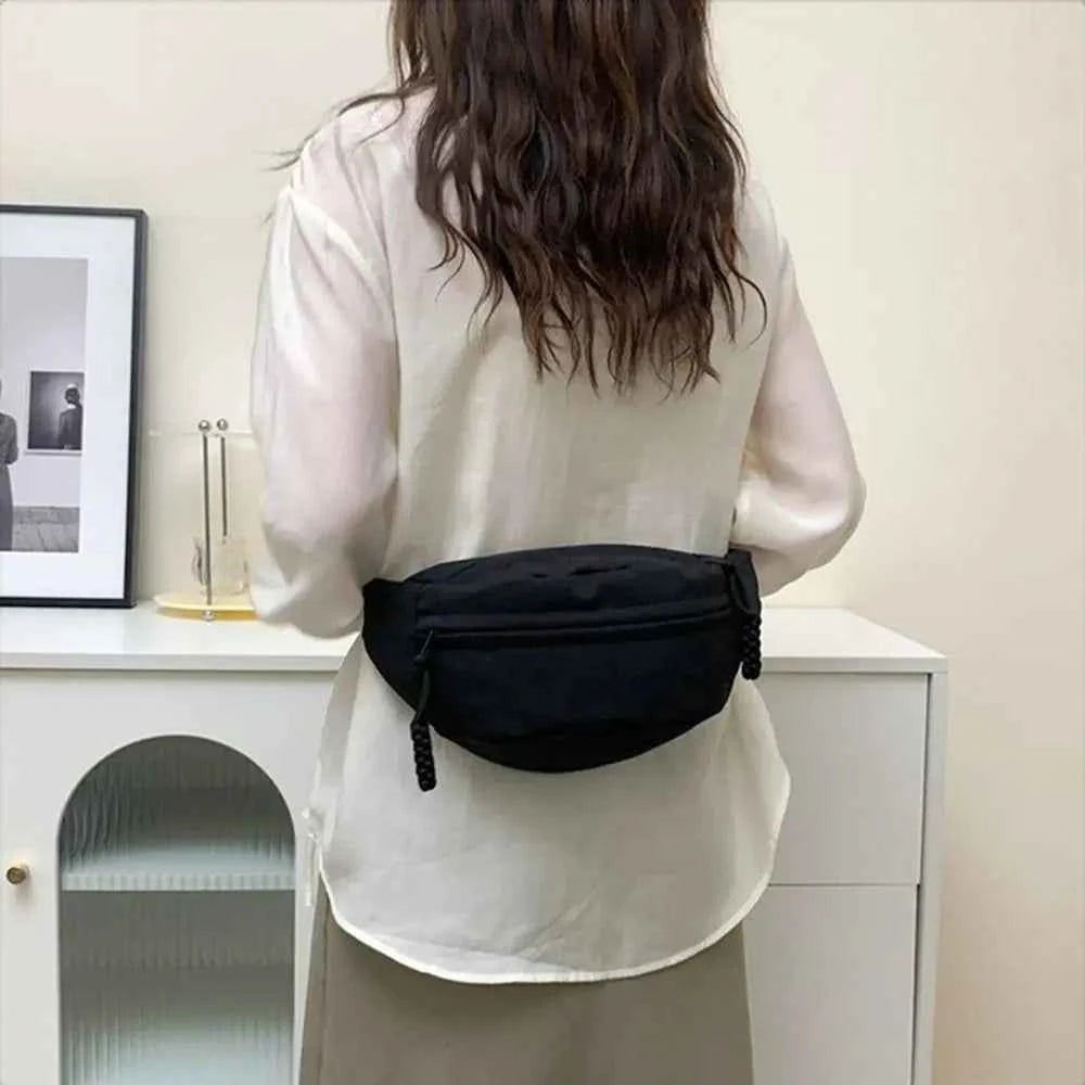 Women's Nylon Crossbody Bag – Waterproof Shell Sling Bag